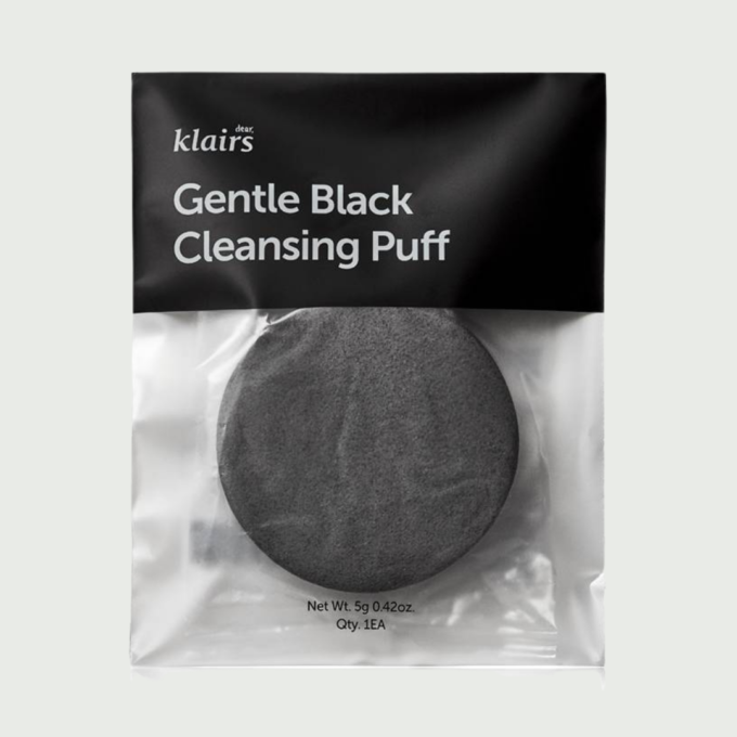 WonderLab Klairs Gentle Black Cleansing Puff