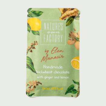 WonderLab Nature’s Own Factory Buckwheat Chocolate “With Ginger & Lemon”